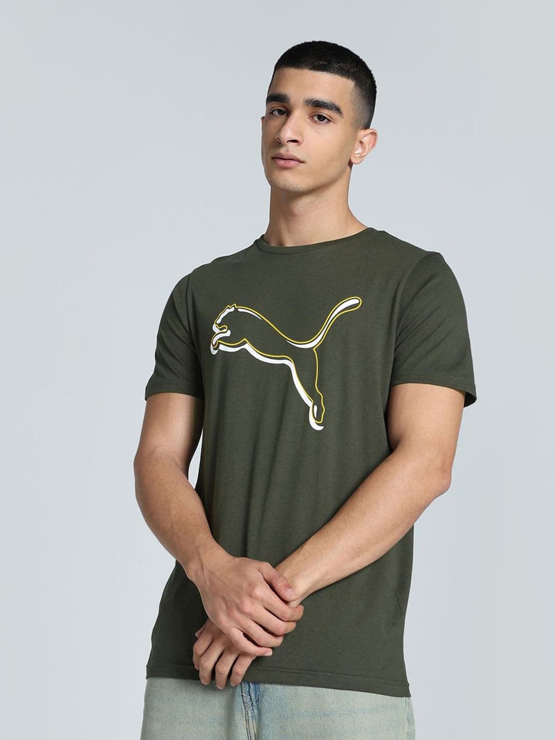 Puma Outline Graphic Slim-Fit T-Shirt - view 1