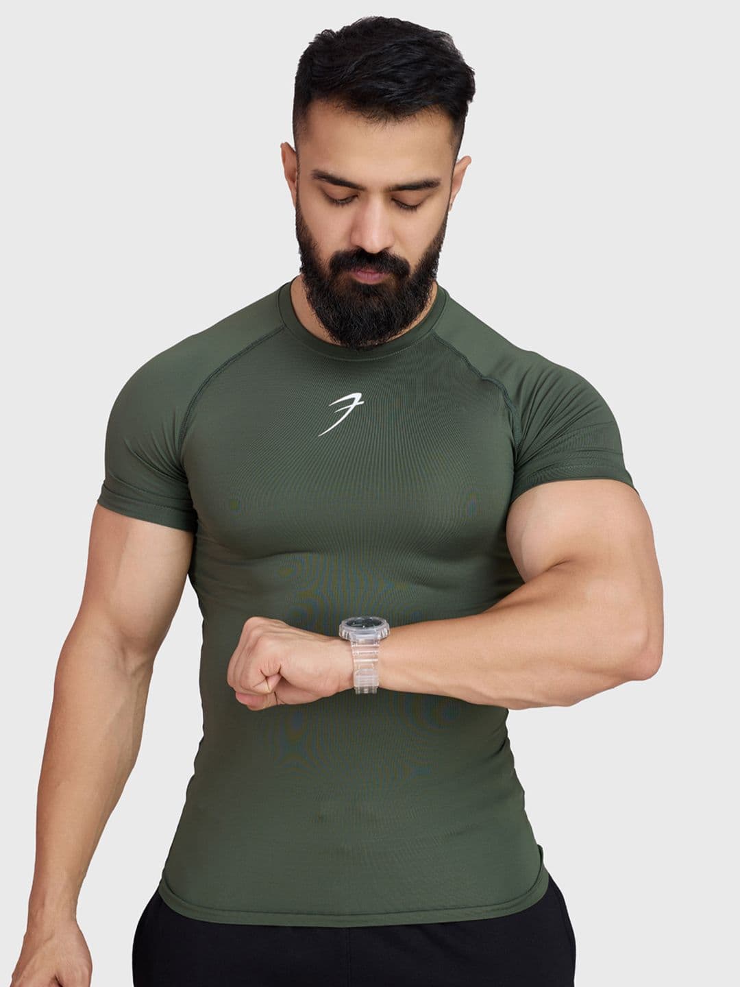 FUAARK Men Compression Fit Sweat-Wicking Technology T-shirt - view 1