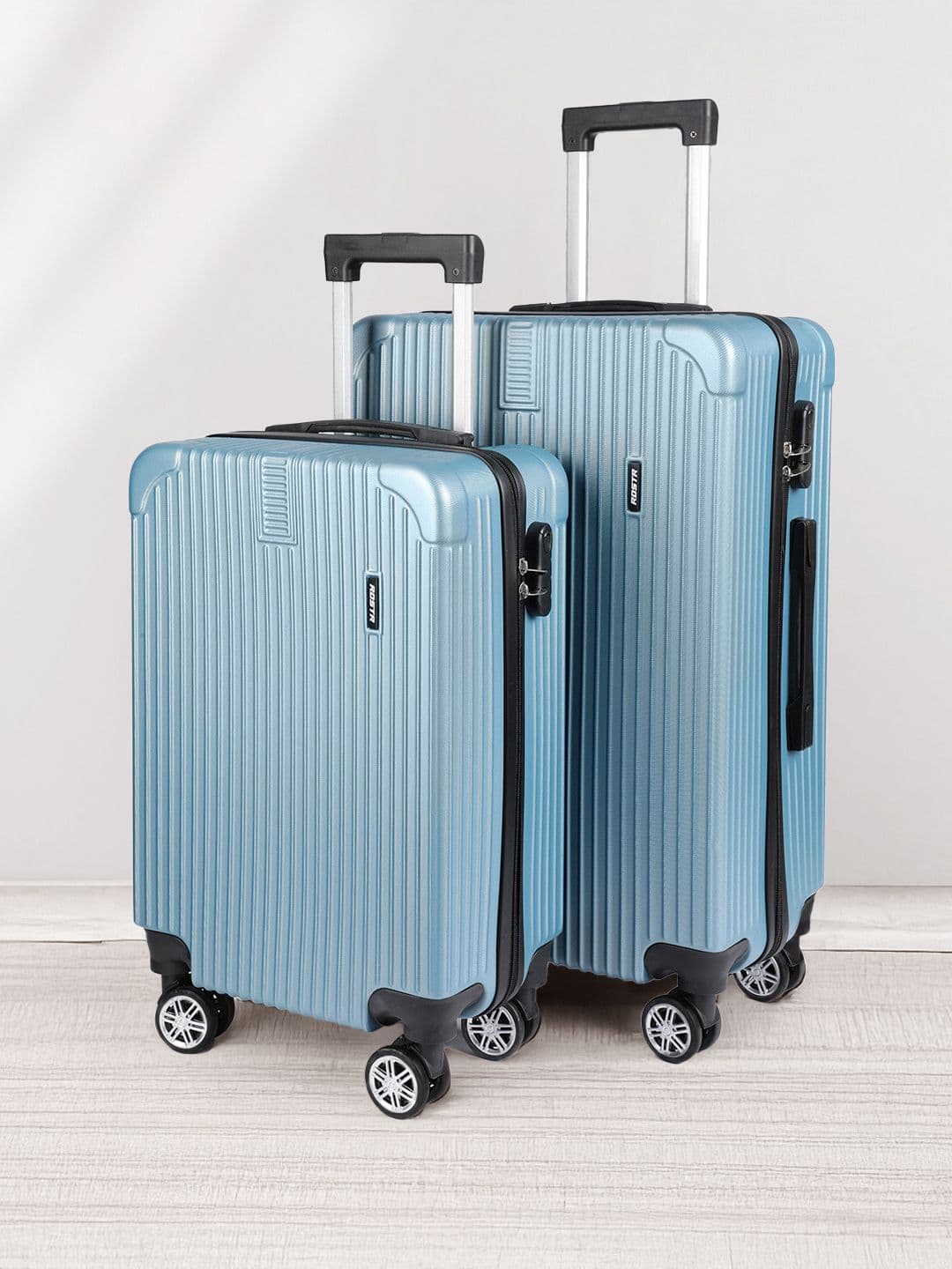 The Roadster Life Co. Set of 2 Textured Hard Sided Trolley Bag - 120L - view 1