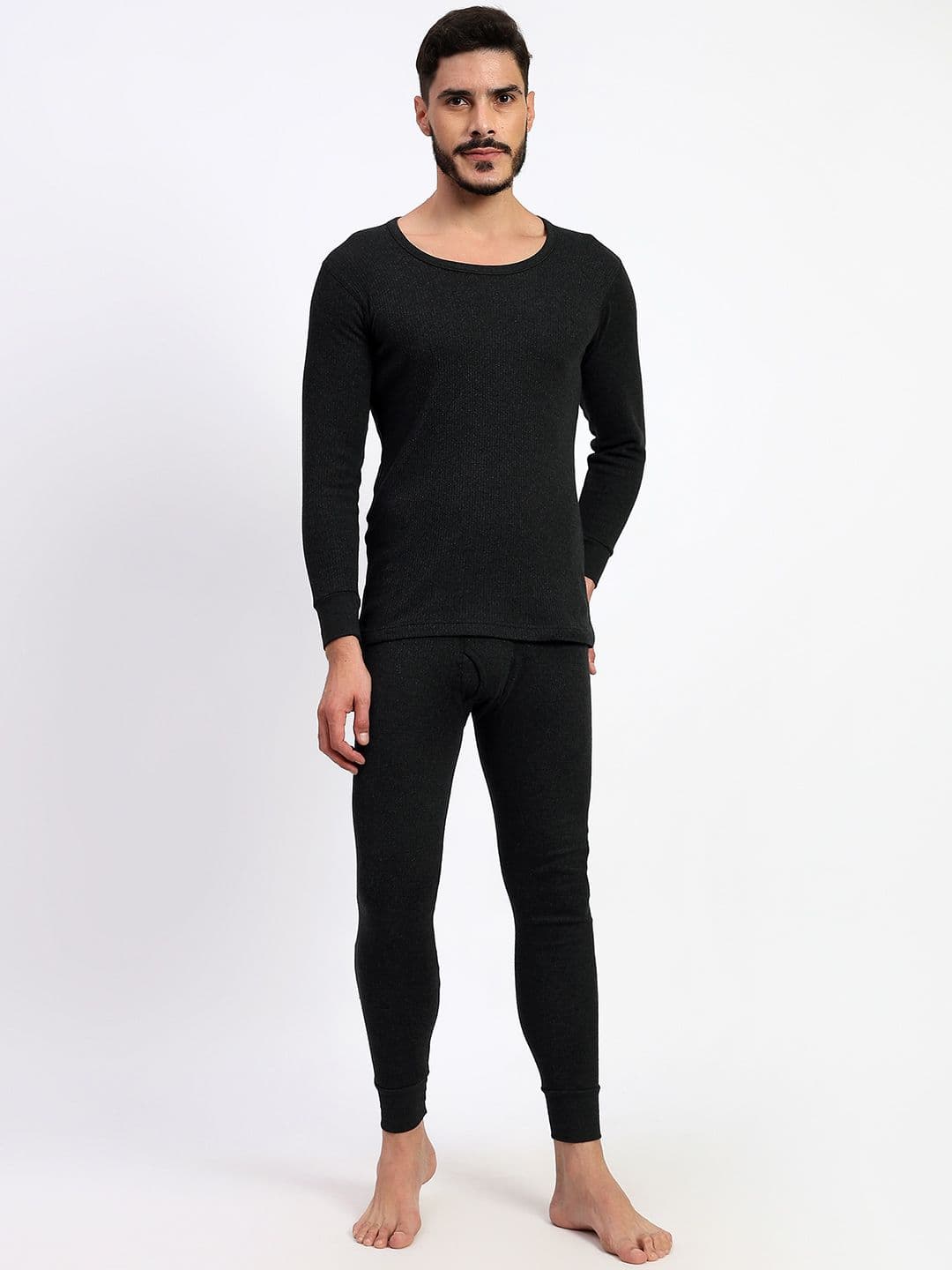 T.T. Men Mid-Rise Cotton Thermal Set - view 1