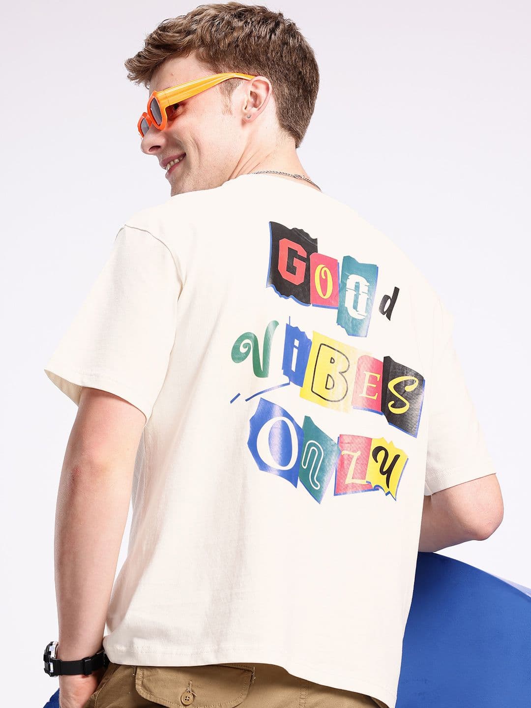 Aeropostale Typography Printed Relaxed Fit Pure Cotton T-shirt - view 1