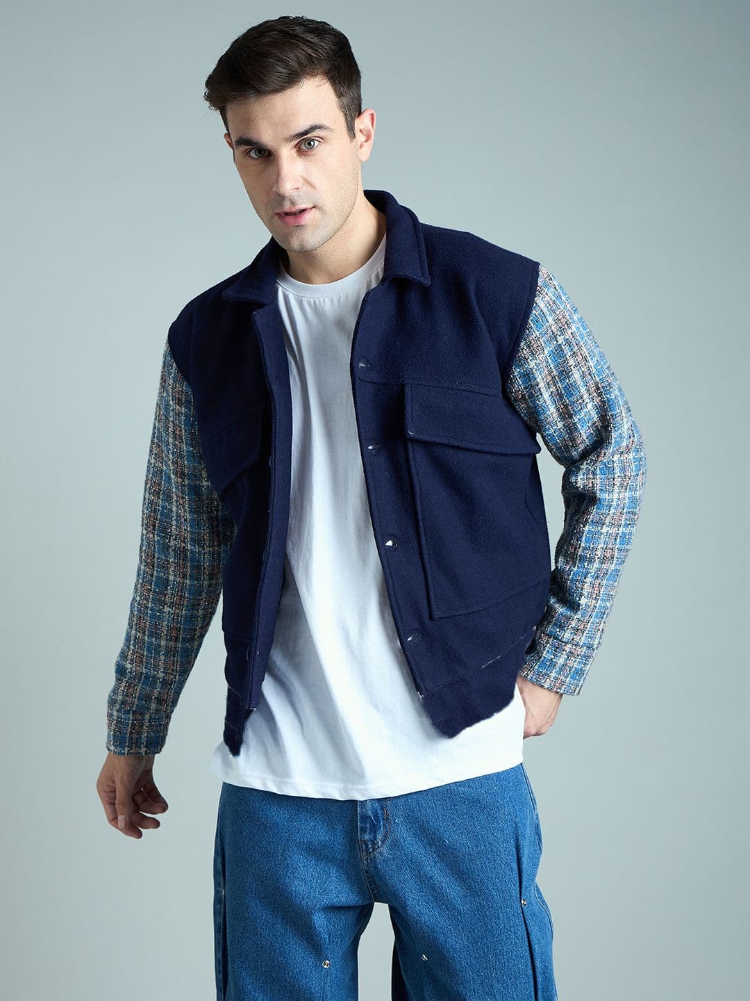 FUGAZEE Men Woollen Bomber Jacket - view 1
