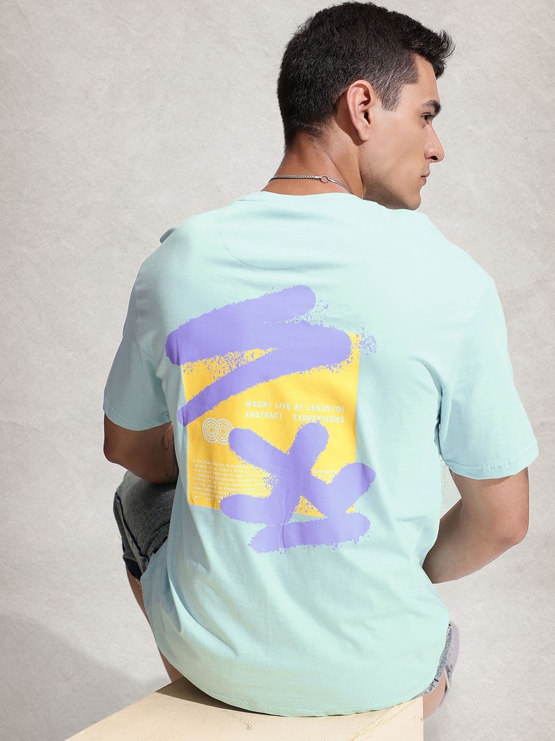 WROGN Cotton Brand Logo Oversized T-shirt - view 1