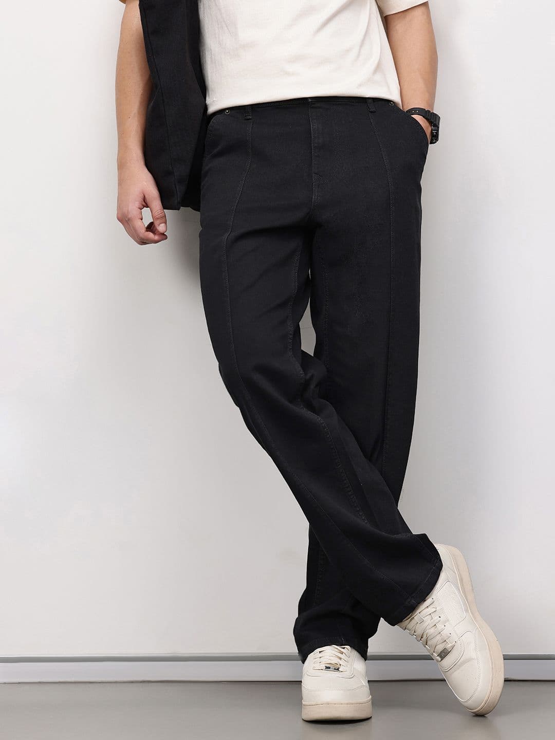 ether Men 365 Essentials Straight Fit Mid-Rise Jeans - view 1