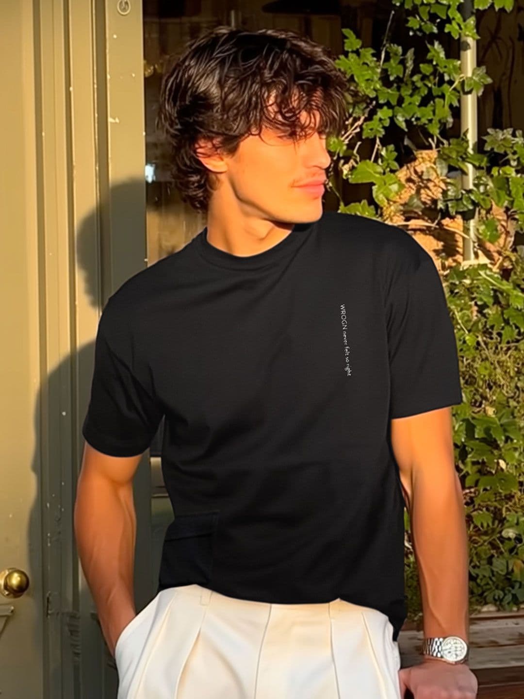 WROGN Oversized Fit Cotton T-shirt - view 1
