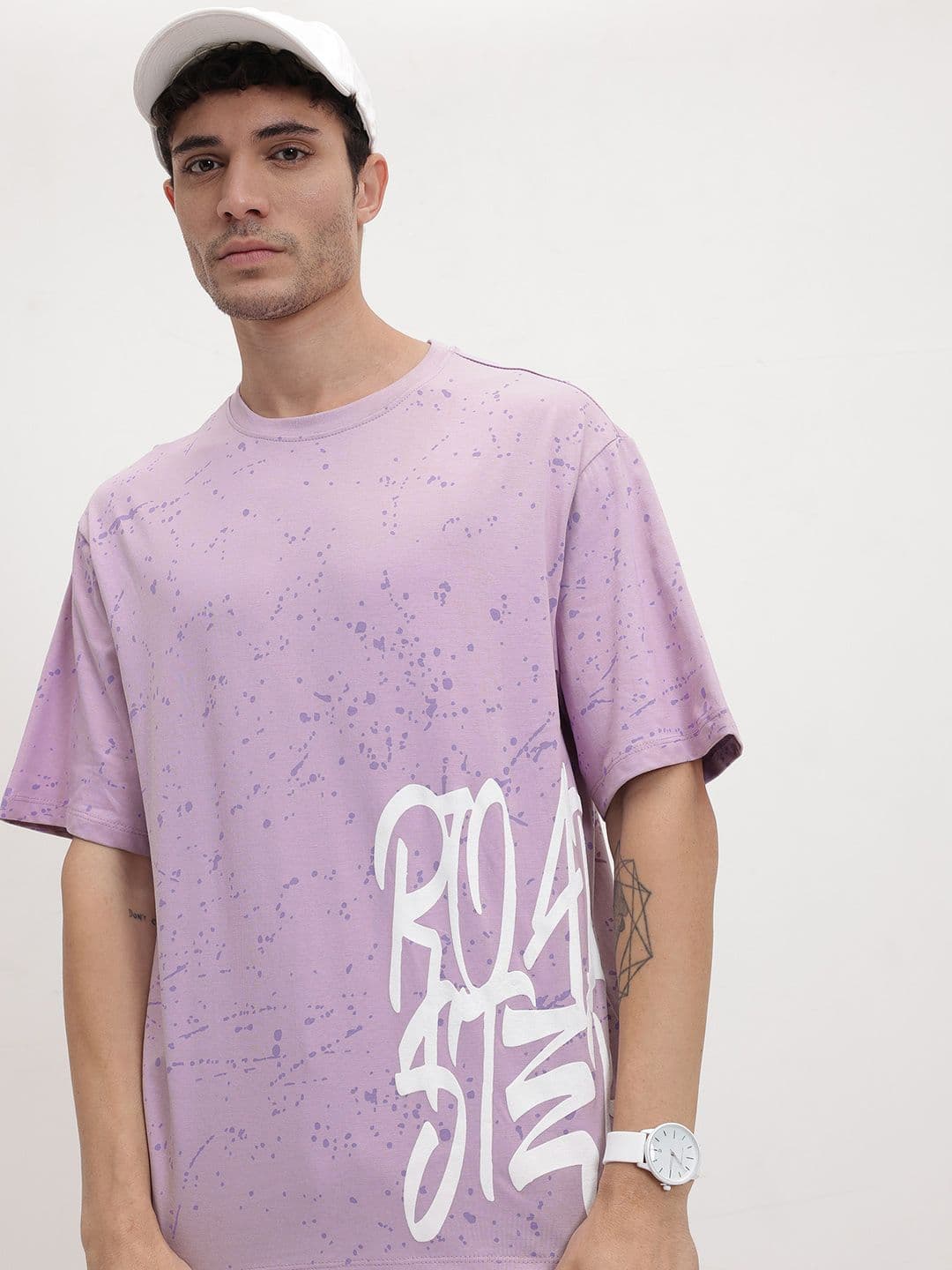 The Roadster Life Co. Puff Print Relaxed Cotton T-shirt - view 1