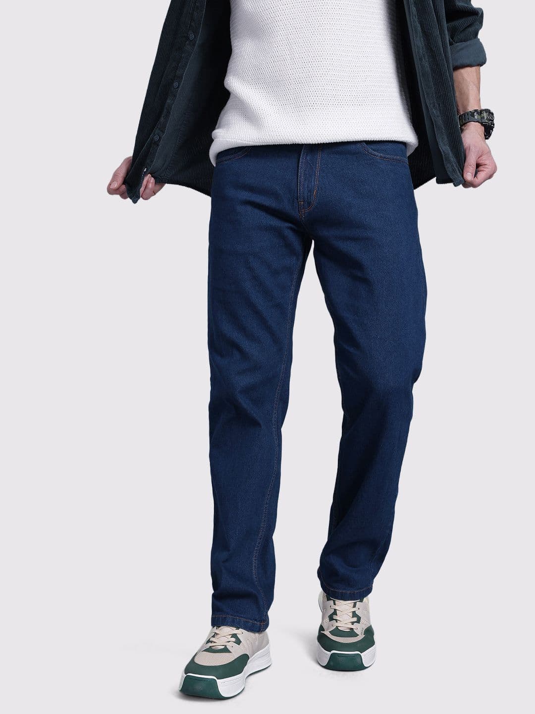 The Roadster Life Co. Men Regular Fit Stretchable Jeans - view 1