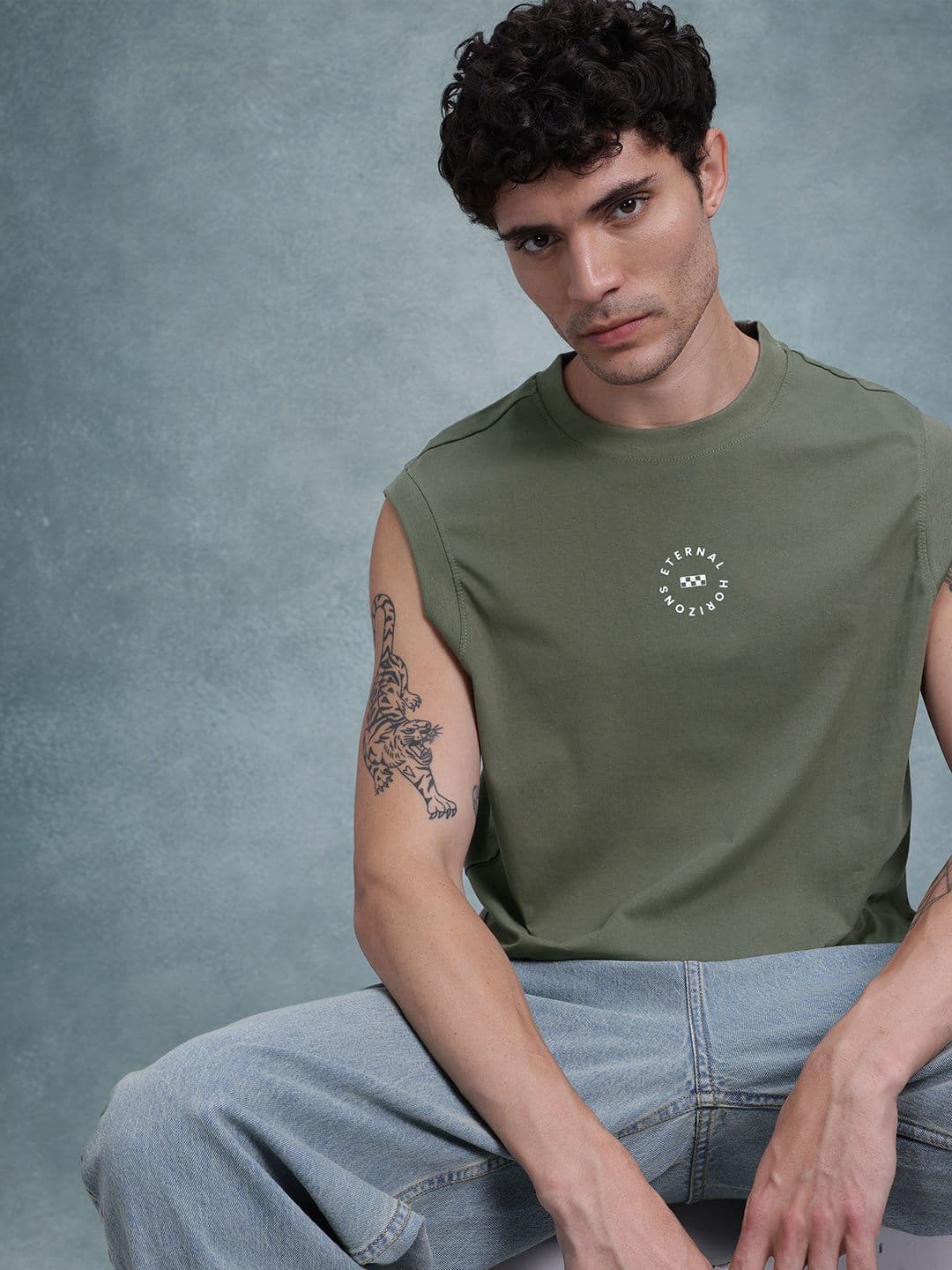The Roadster Life Co. Cotton Relaxed T-shirt - view 1
