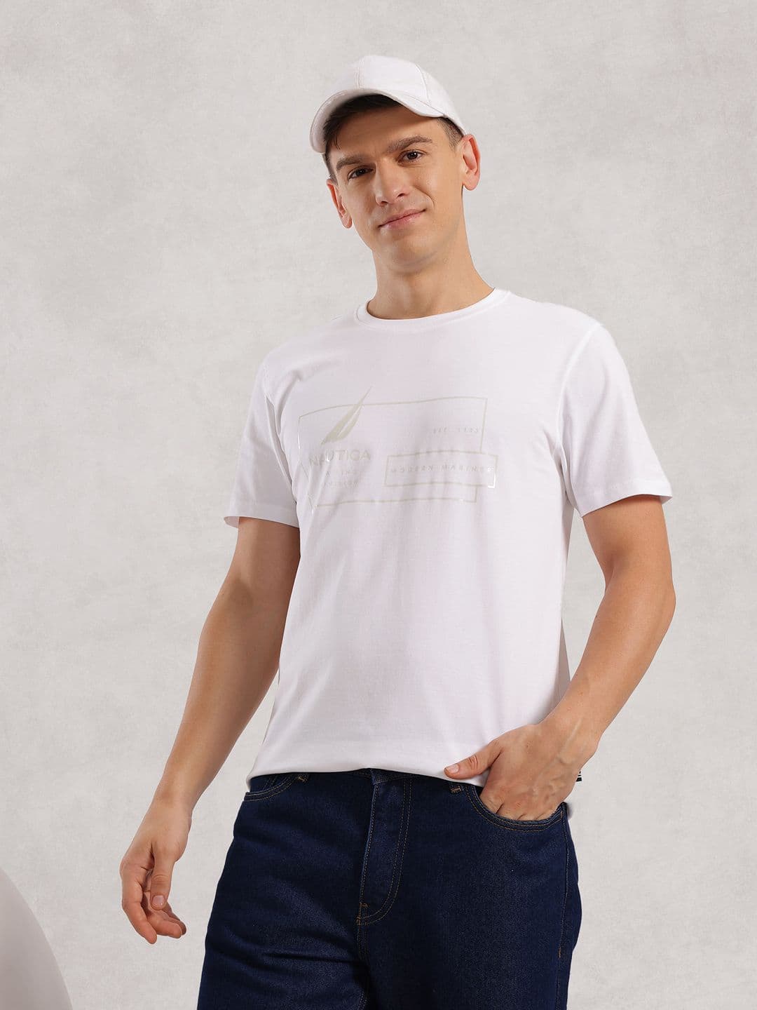 Nautica High IQ Lasting Colour Printed T-shirt - view 1
