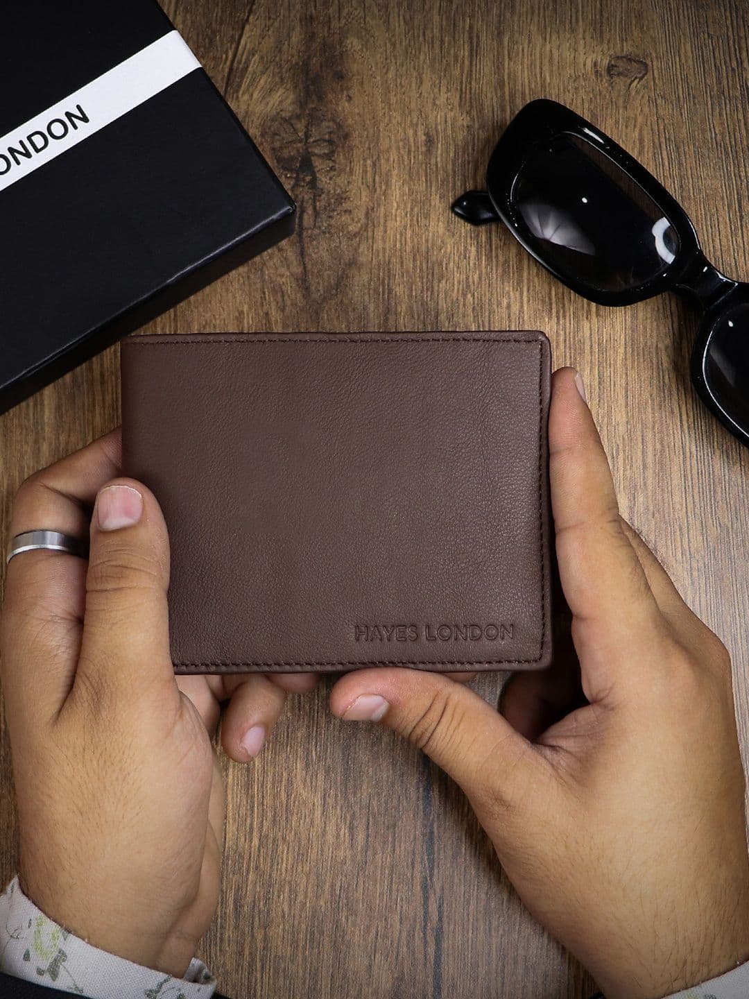 Hayes London Men Wallets Genuine Leather with RFID Blocking - view 1