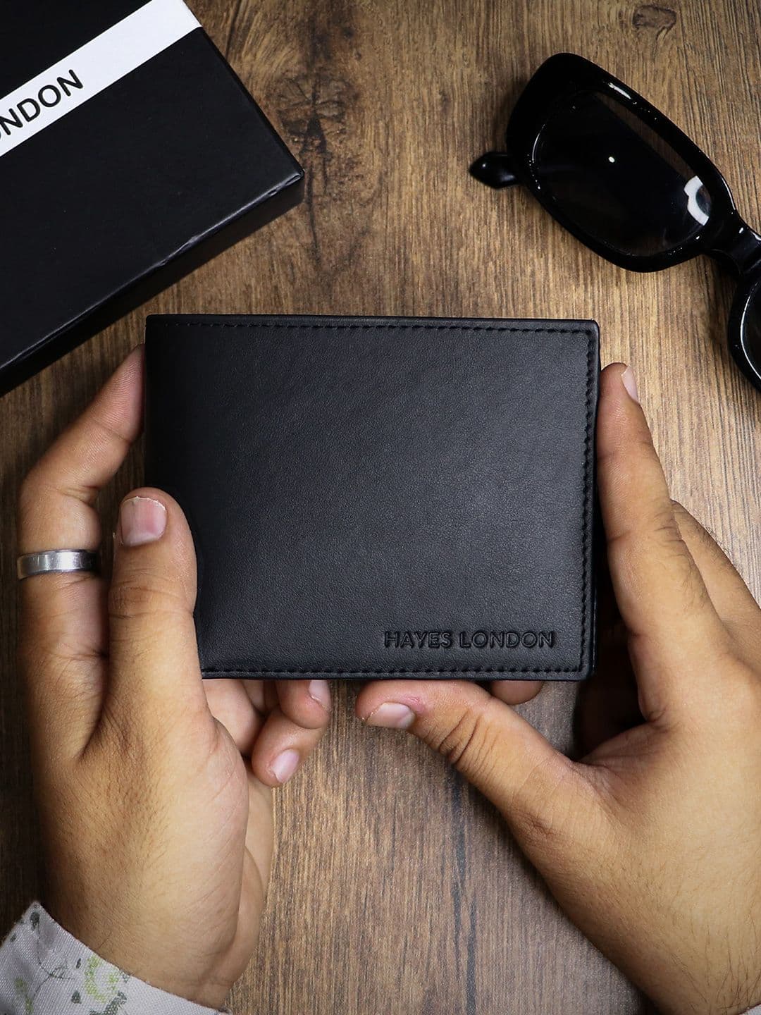 Hayes London Men Wallets Genuine Leather with RFID Blocking - view 1
