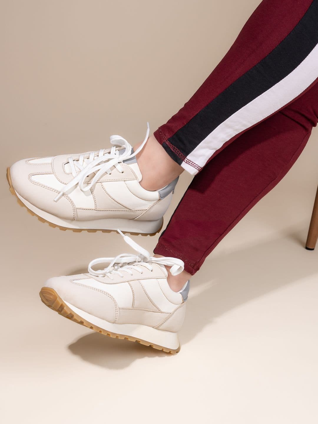 The Roadster Lifestyle Co. Women Colourblocked Round Toe Lace-Ups Sneakers - view 1