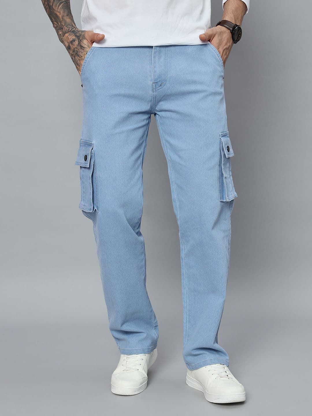 DENIMLOOK Men Light Fade Stretchable Jeans - view 1