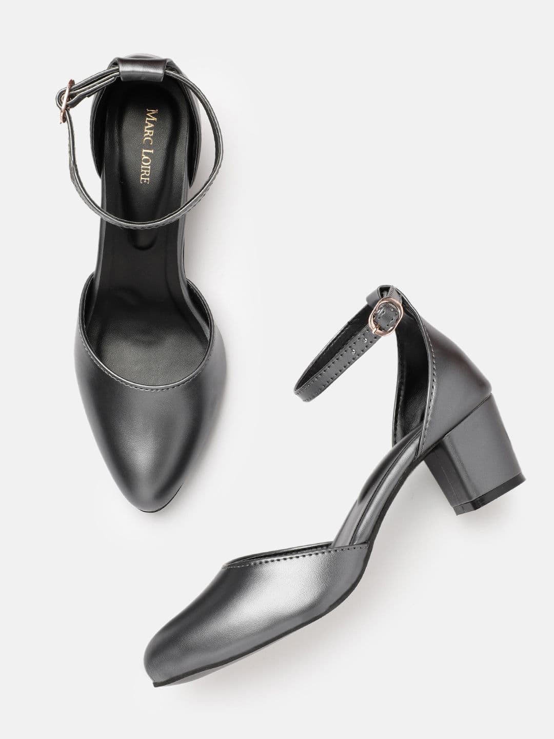 Marc Loire Solid Block Pumps - view 1