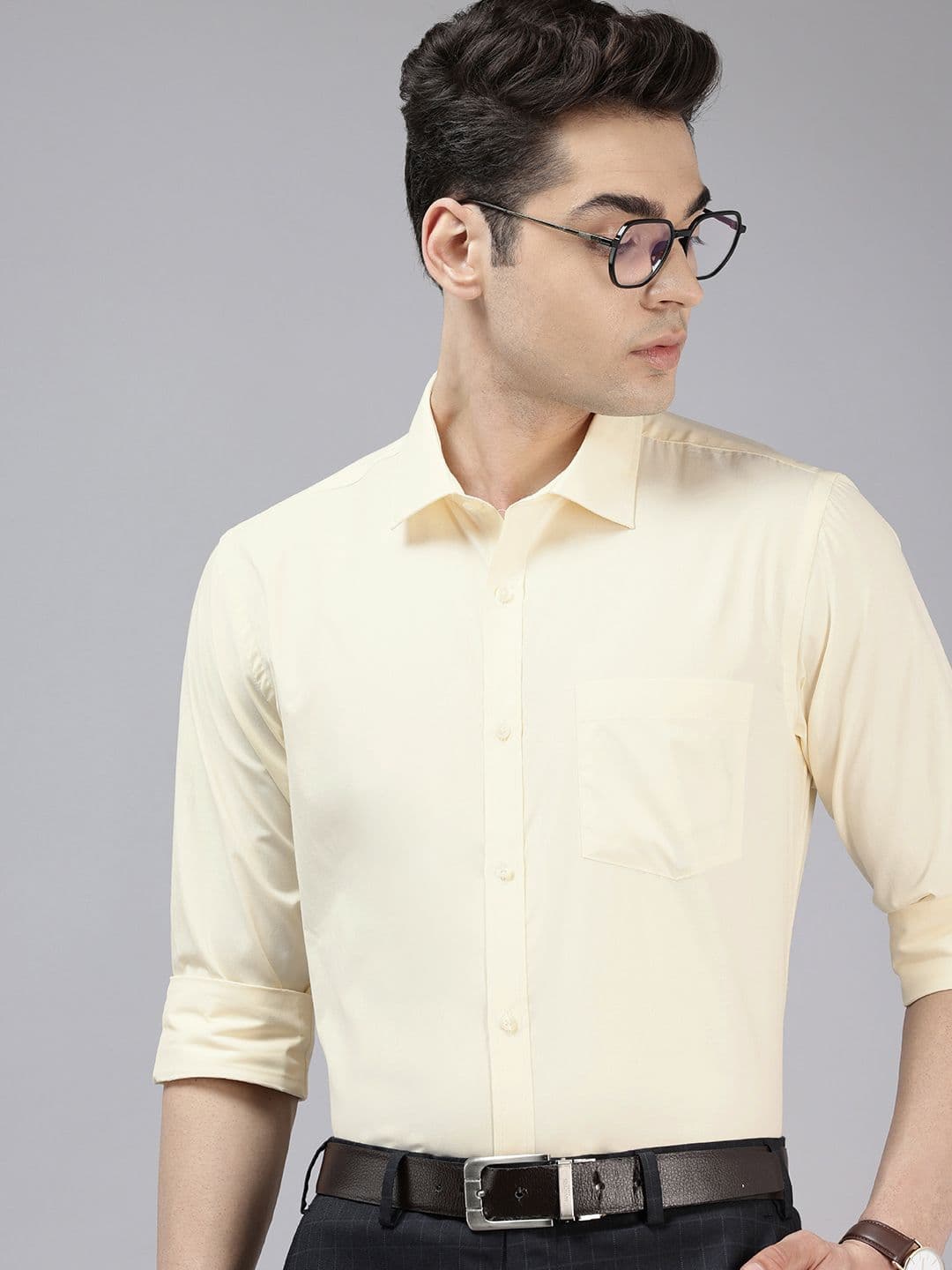 Park Avenue Slim Fit Opaque Formal Shirt - view 1
