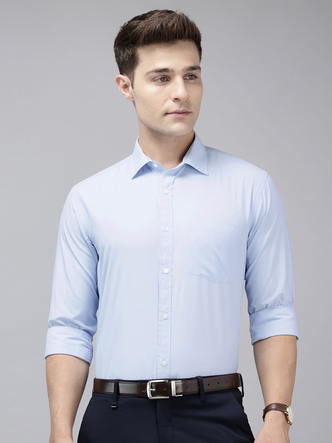 Park Avenue Slim Fit Opaque Formal Shirt - view 1