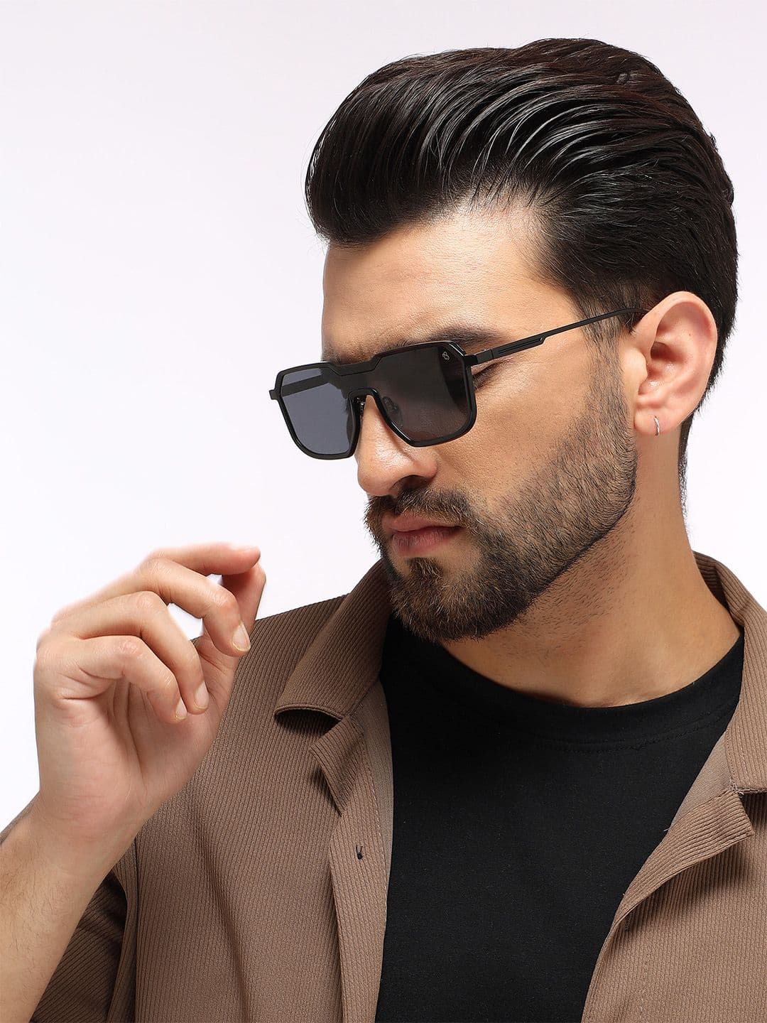 Eyejack by Voyage Unisex Wayfarer Sunglasses with UV Protected Lens RH9522CL858 - view 1