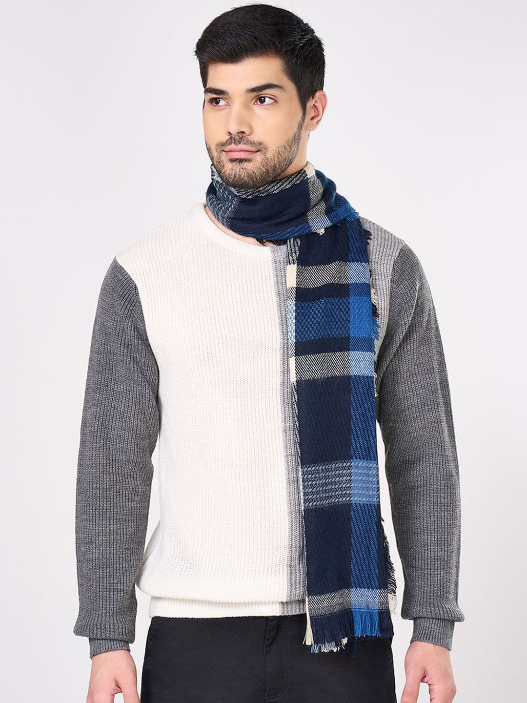 BYFORD by Pantaloons Men Checked Mufflers - view 1