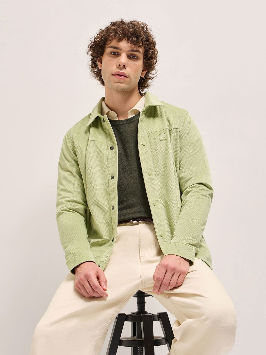 THE BEAR HOUSE Men Solid Spread Collar Tailored Jacket - view 1