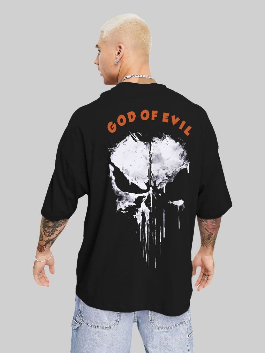 Leotude Men Graphic Printed Round Neck Cotton Relaxed Fit T-shirt - view 1
