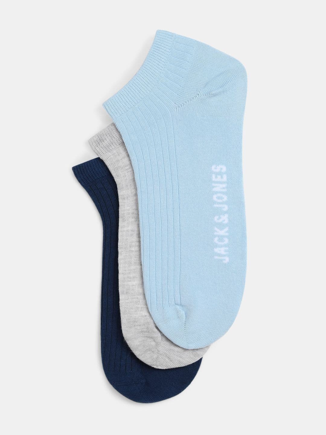 Jack & Jones Men Pack Of 3 Patterned Ankle-Length Socks - view 1
