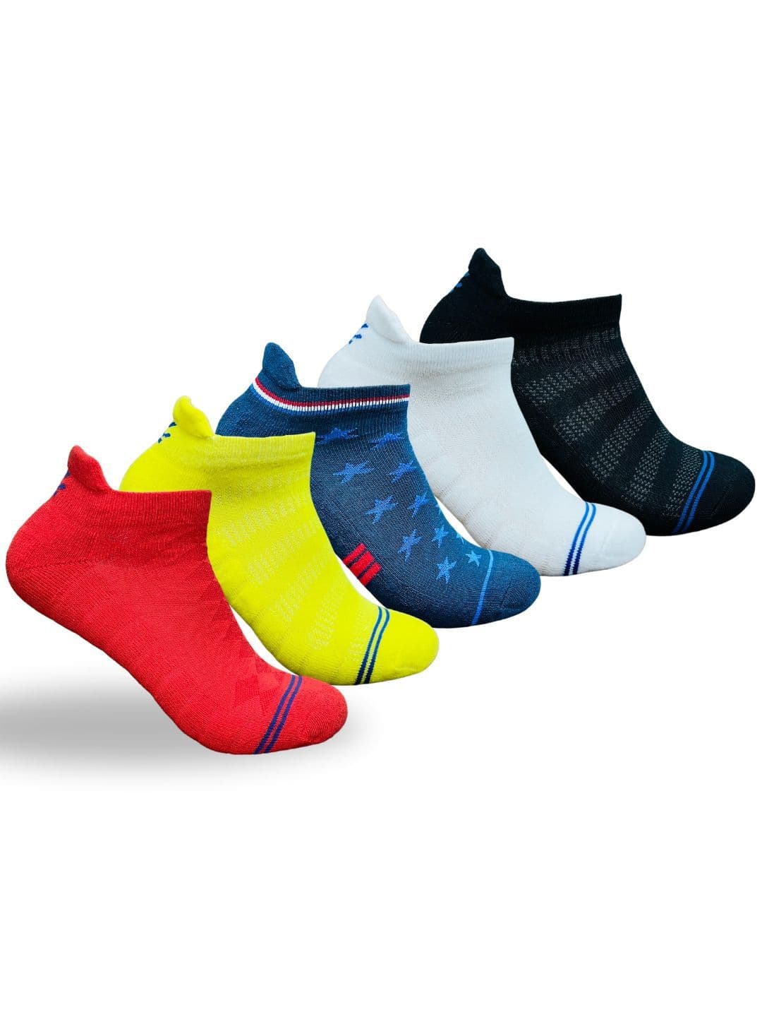 WROGN Unisex Pack Of 5 Assorted Ankle-Length Socks - view 1