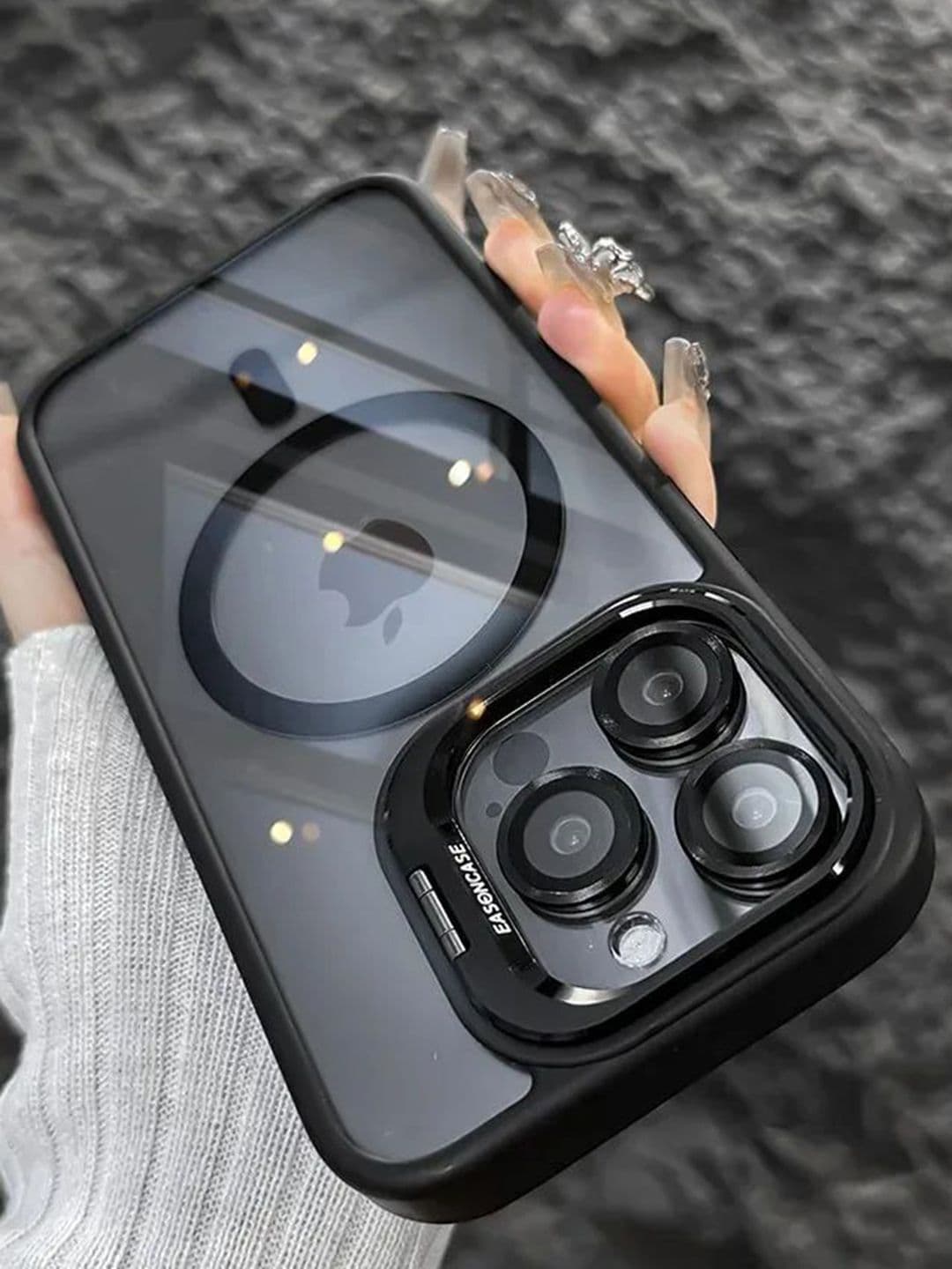 Luxury Kase Solid iPhone 16 Pro Max Back Case - view 1