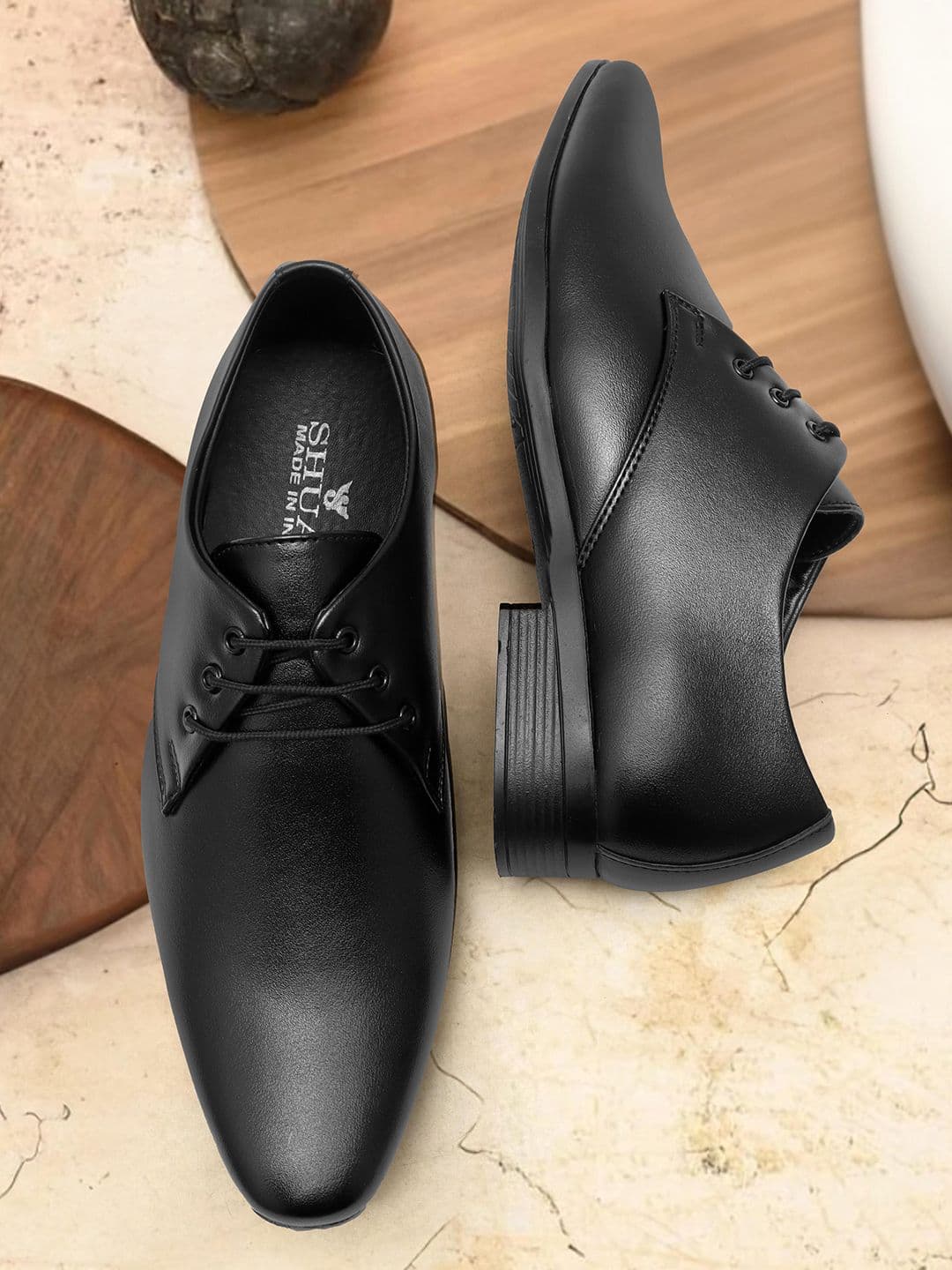 SHUAN Men Formal Derby Shoes - view 1