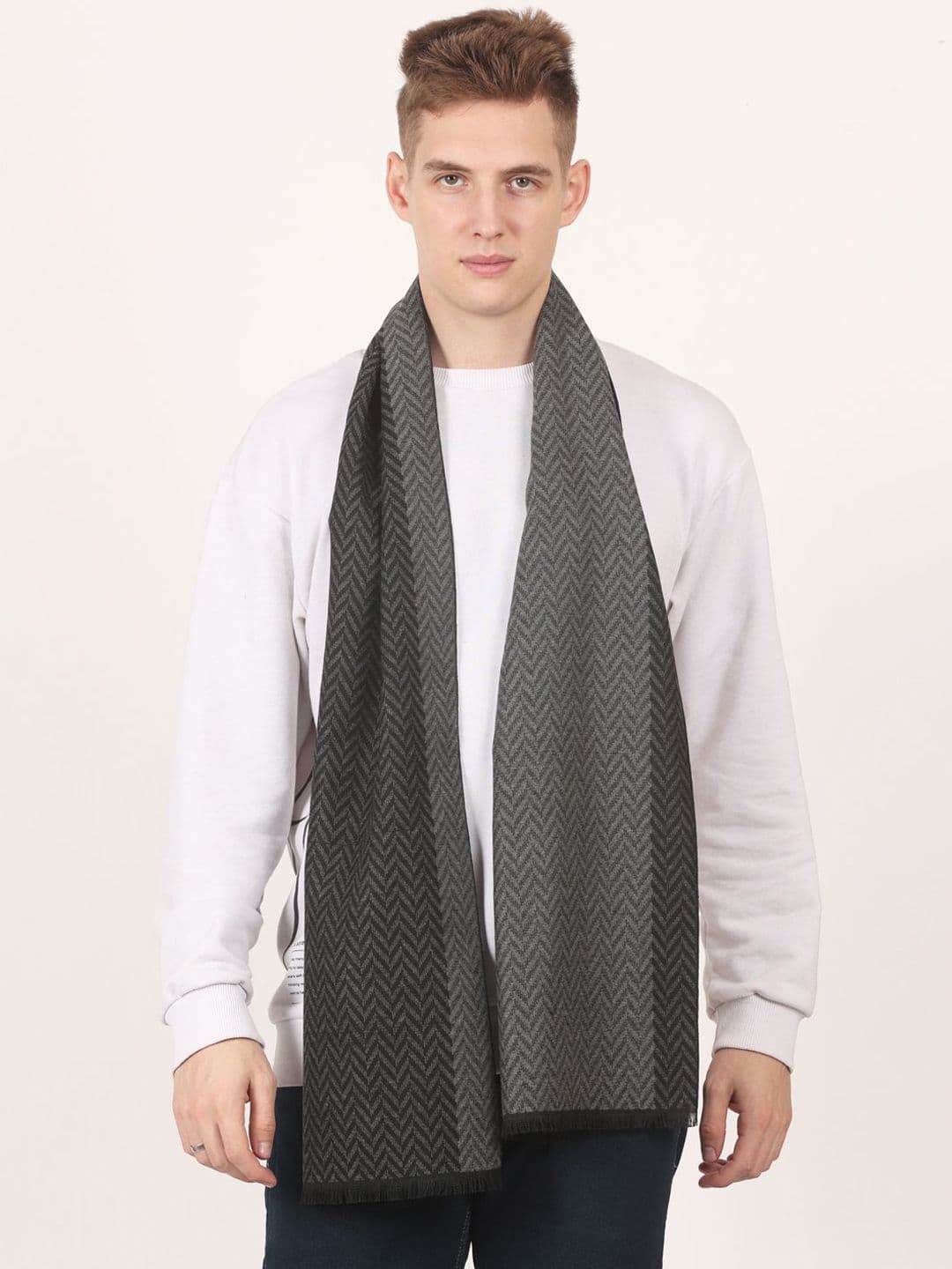 Calvadoss Men Patterned Acrylic Mufflers - view 1