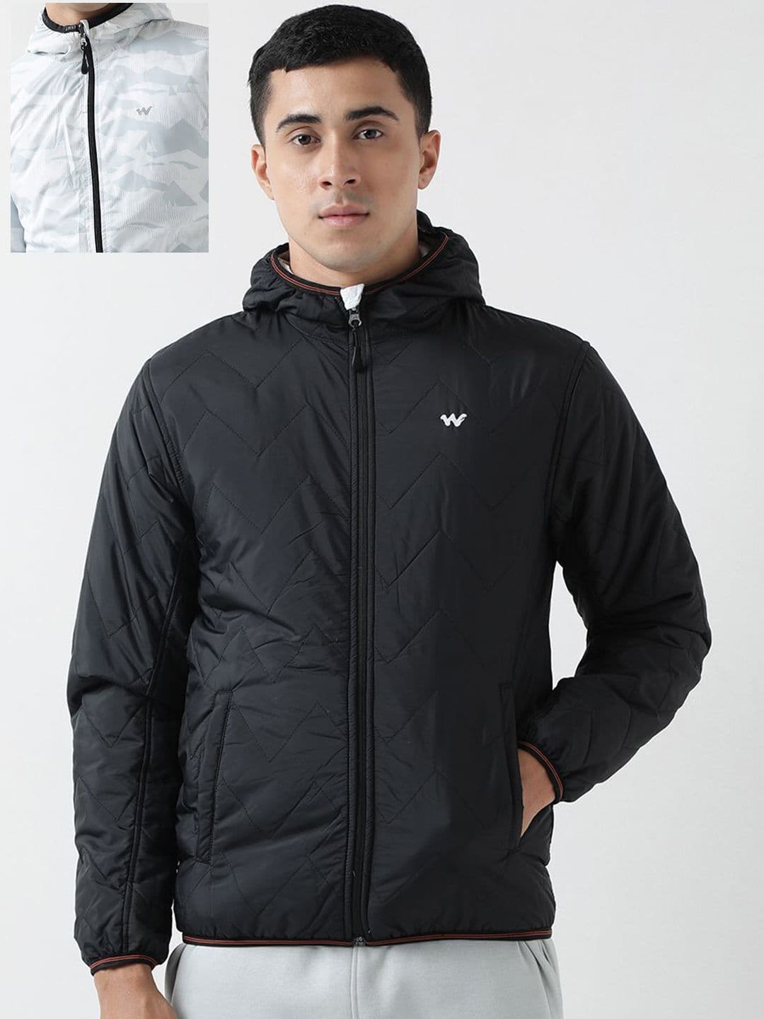 Wildcraft Men Hooded Solid Casual Quilted Reversible Jacket - view 1