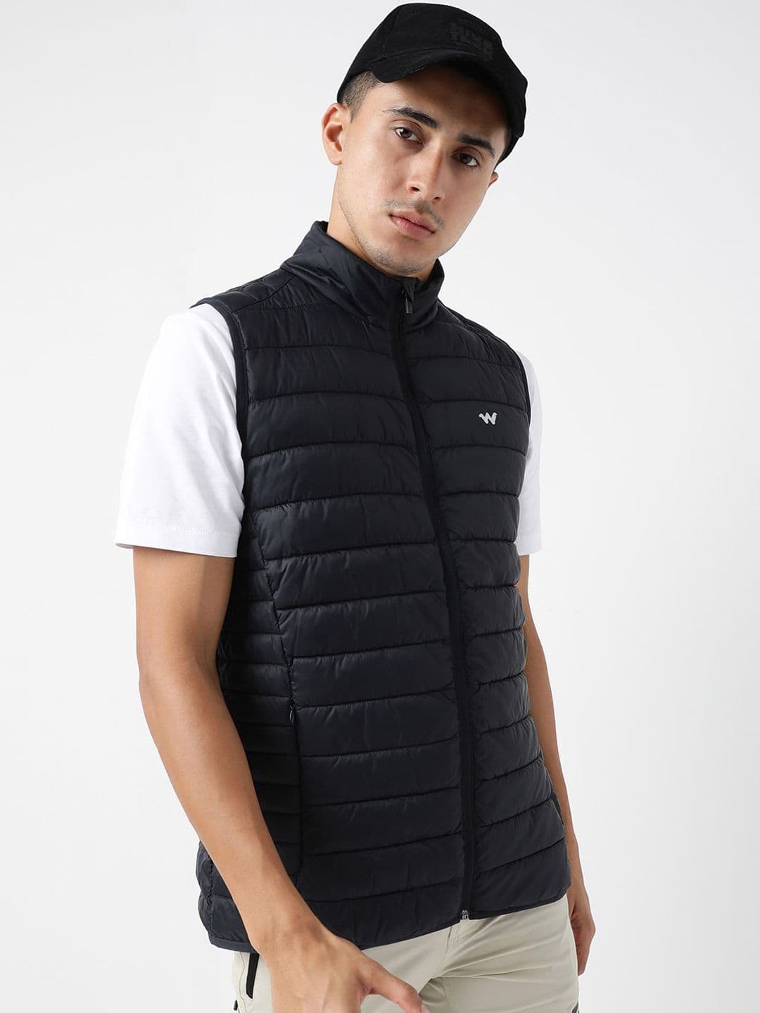 Wildcraft Men Mock Collar Solid Casual Gilet Lightweight Jacket - view 1
