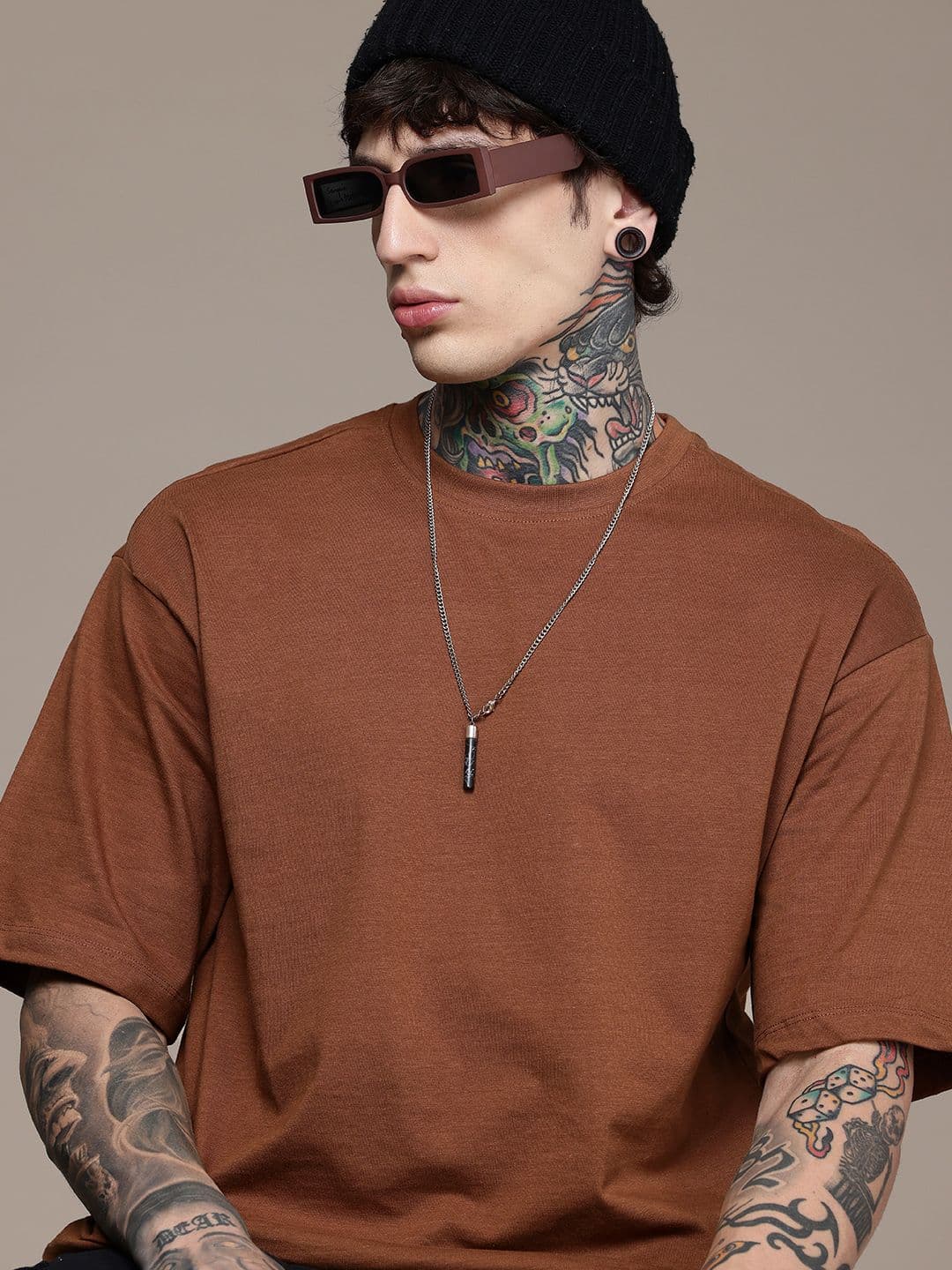 The Roadster Life Co. Pure Cotton Relaxed Fit T-shirt - view 1