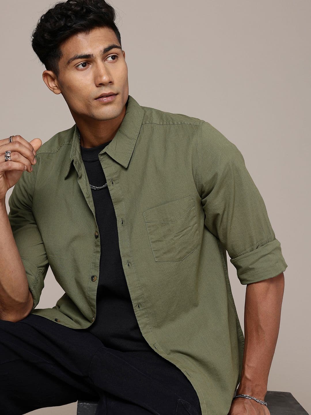The Roadster Life Co. Cotton Casual Shirt - view 1