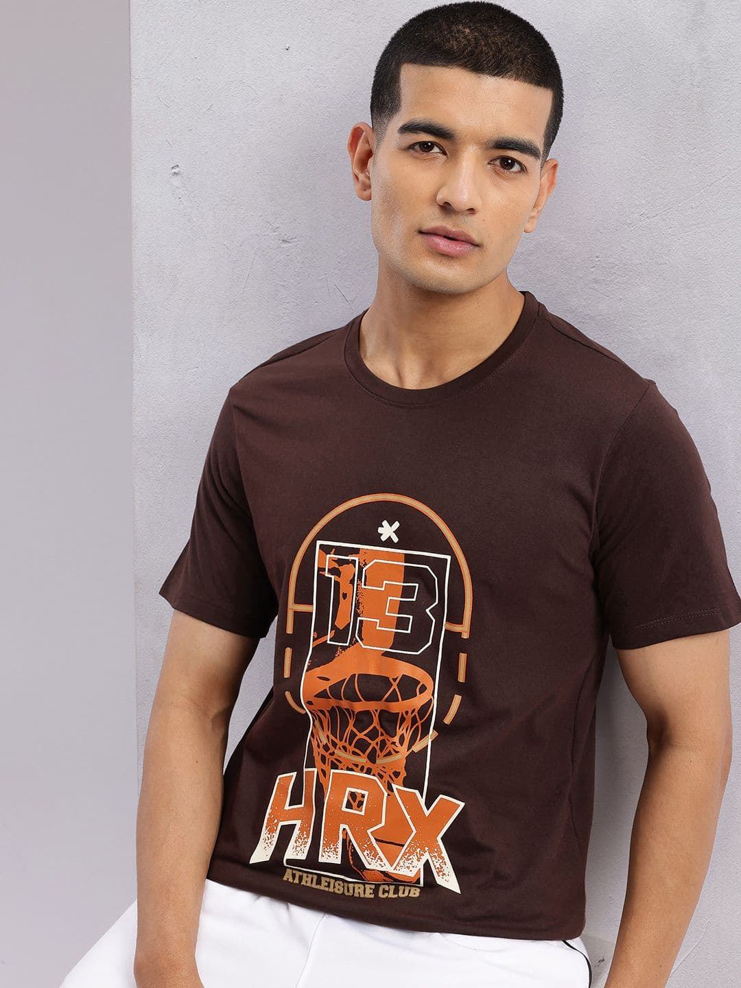 HRX by Hrithik Roshan Typography Printed Lifestyle T-shirt - view 1