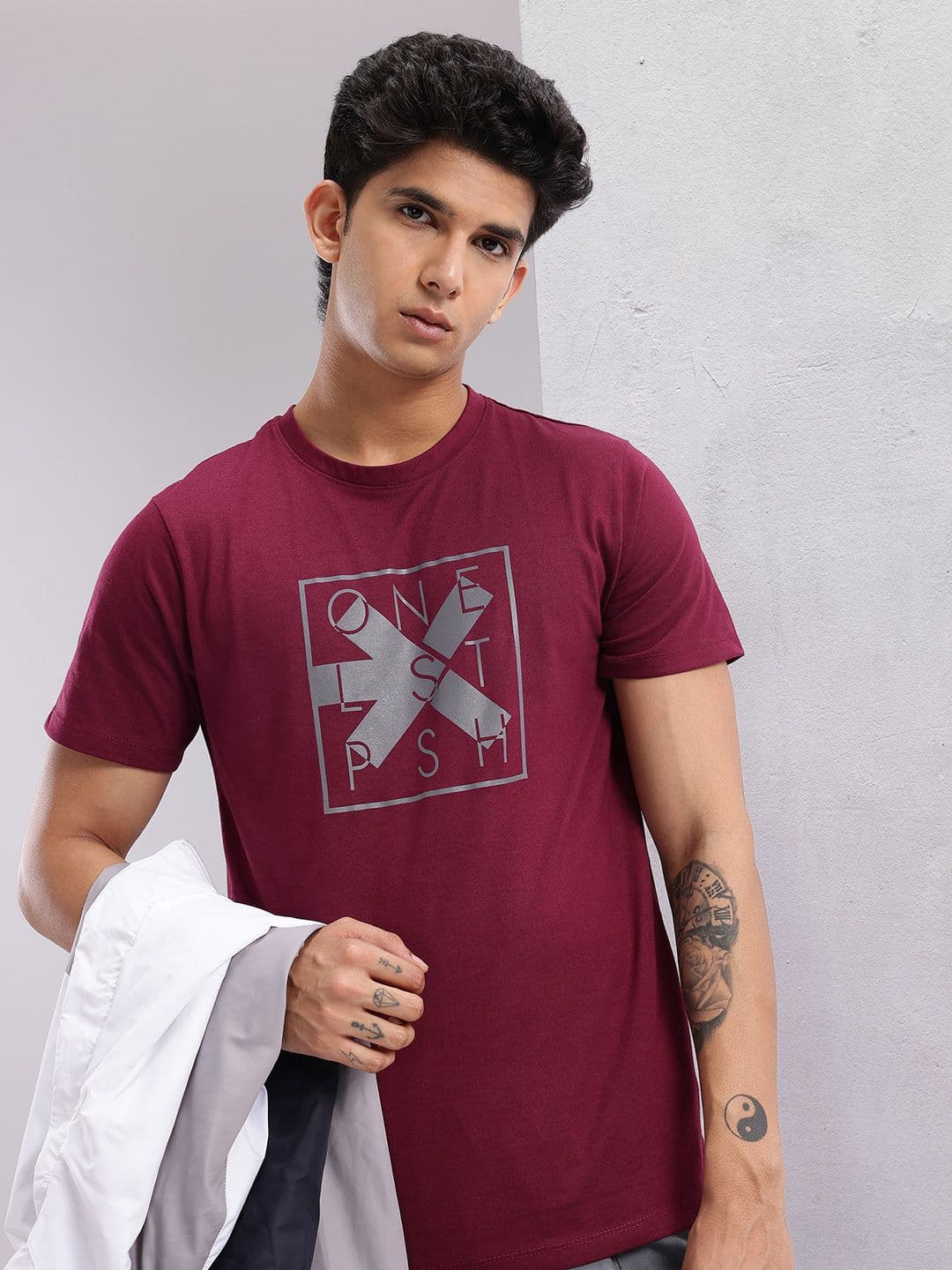 HRX by Hrithik Roshan Printed Training T-shirt - view 1