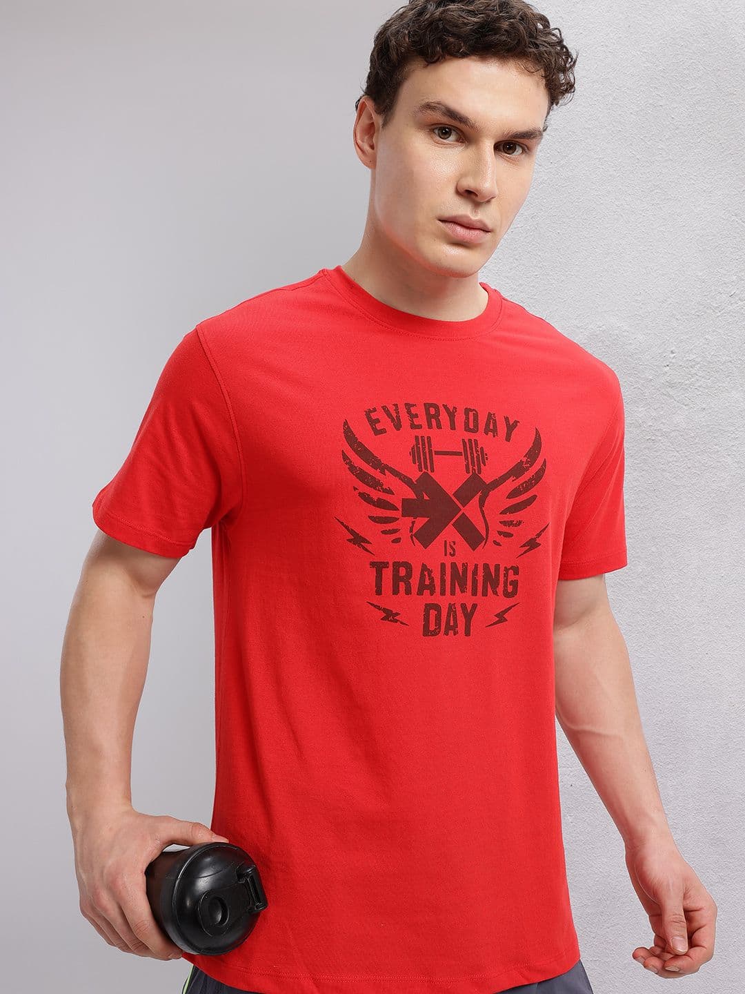 HRX by Hrithik Roshan Printed Training T-shirt - view 1