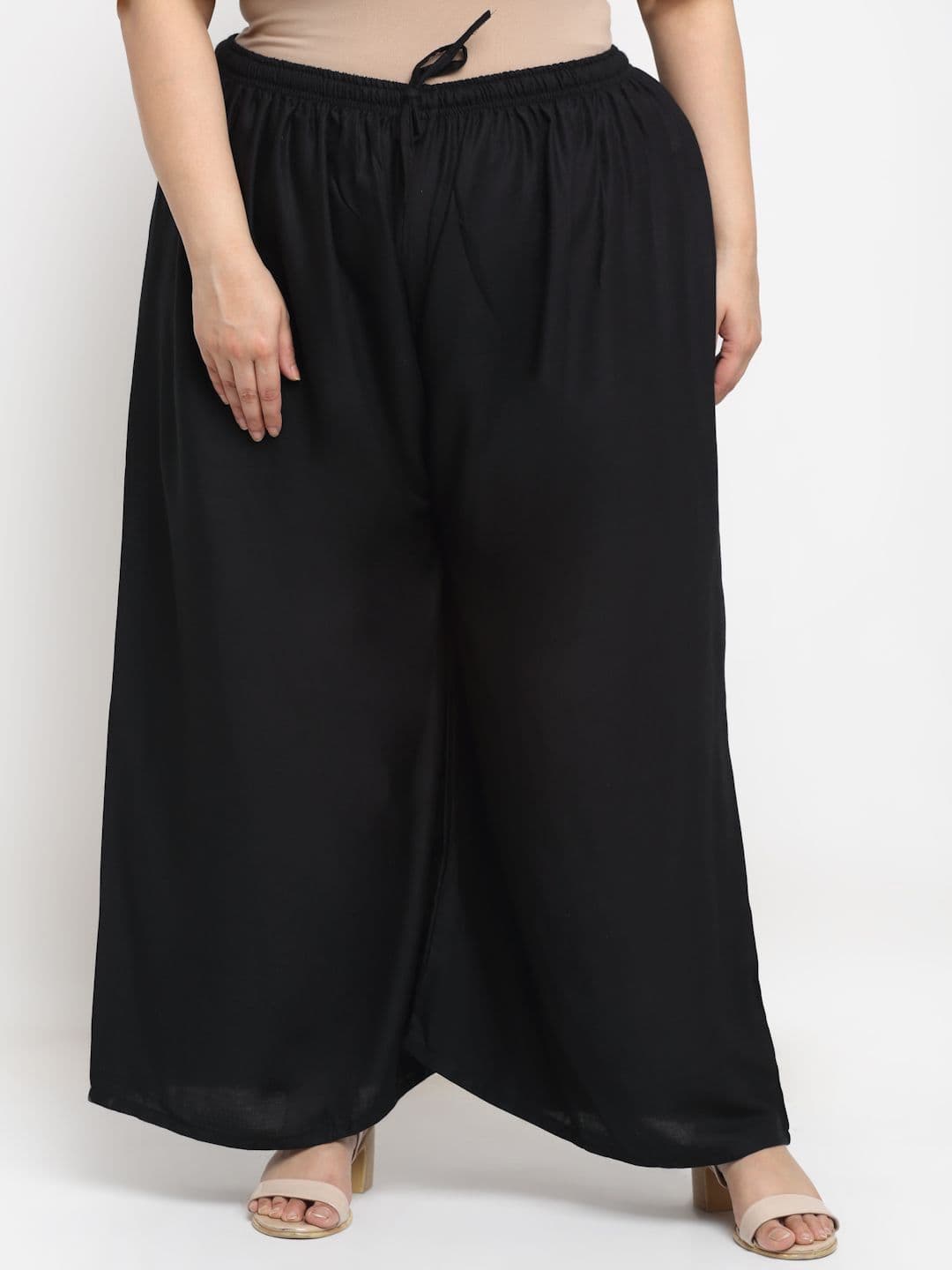 STYLE PREZONE Women Wide Leg Ethnic Plus Size Palazzos - view 1