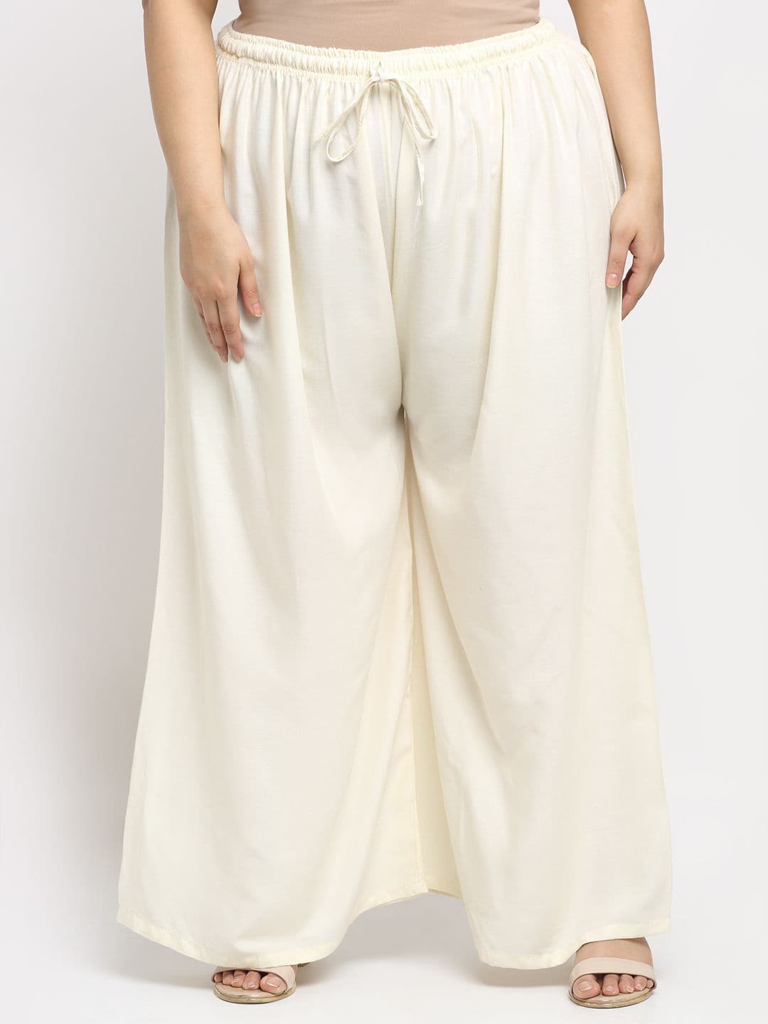 STYLE PREZONE Women Wide Leg Ethnic Plus Size Palazzos - view 1