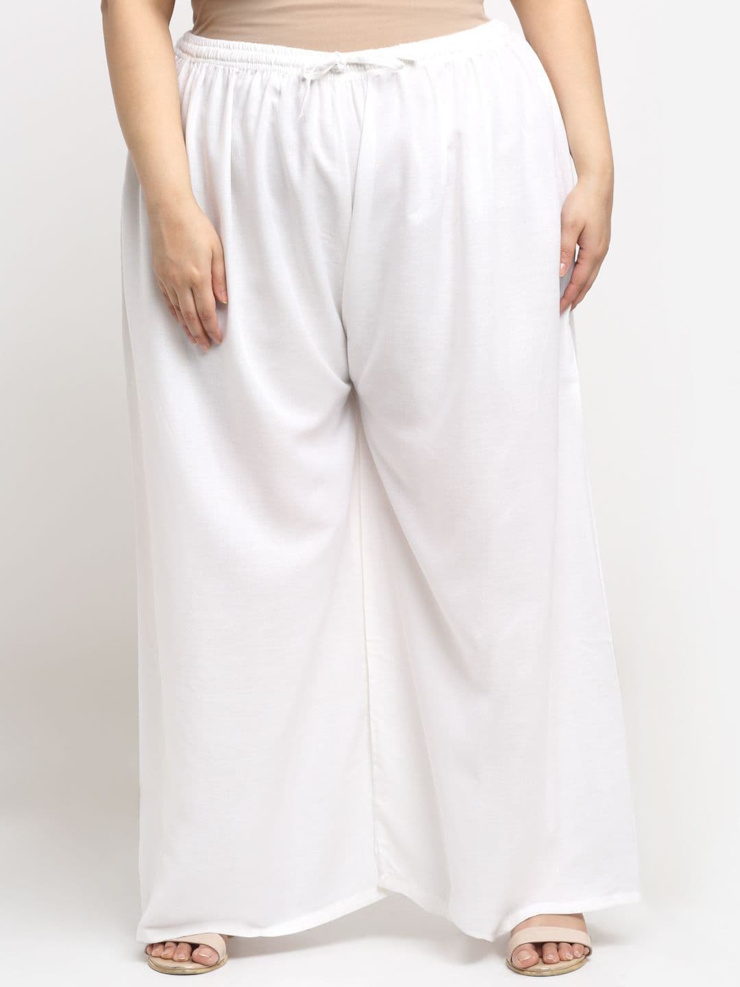 STYLE PREZONE Women Wide Leg Ethnic Plus Size Palazzos - view 1