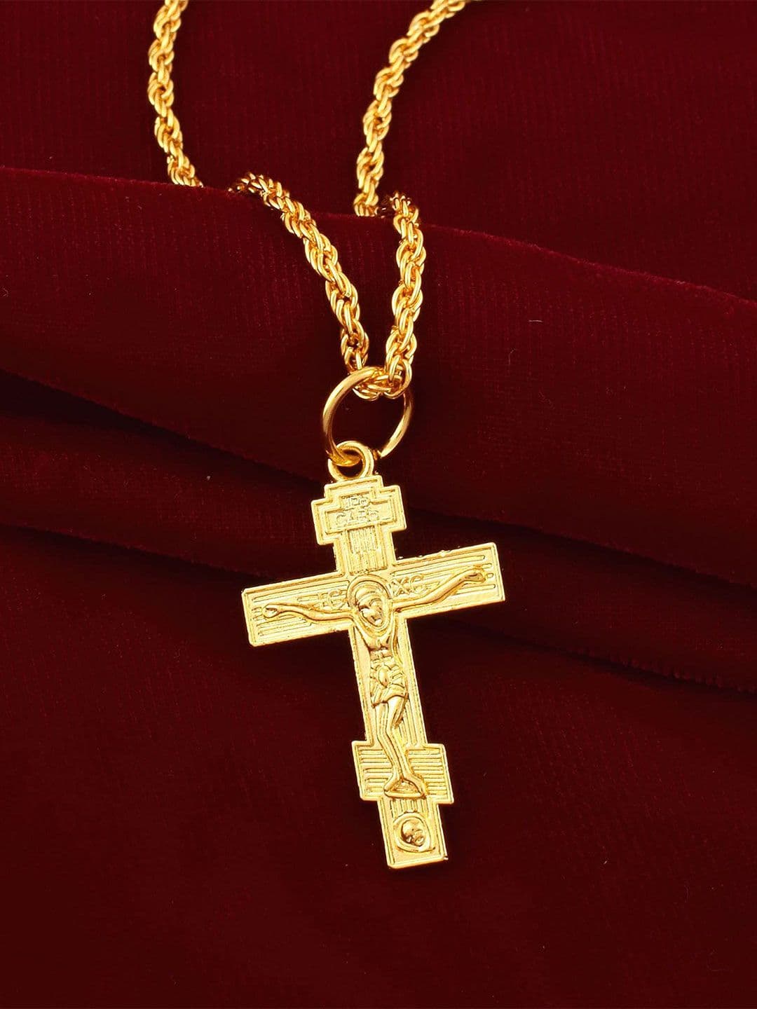 MEMOIR Gold Plated Pendant With Chain - view 1