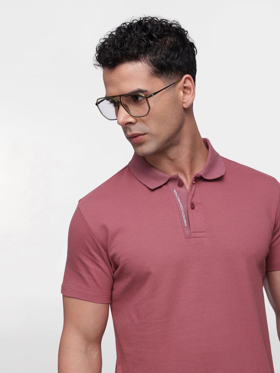 French Connection Polo Collar Pure Cotton T-shirt - view 1