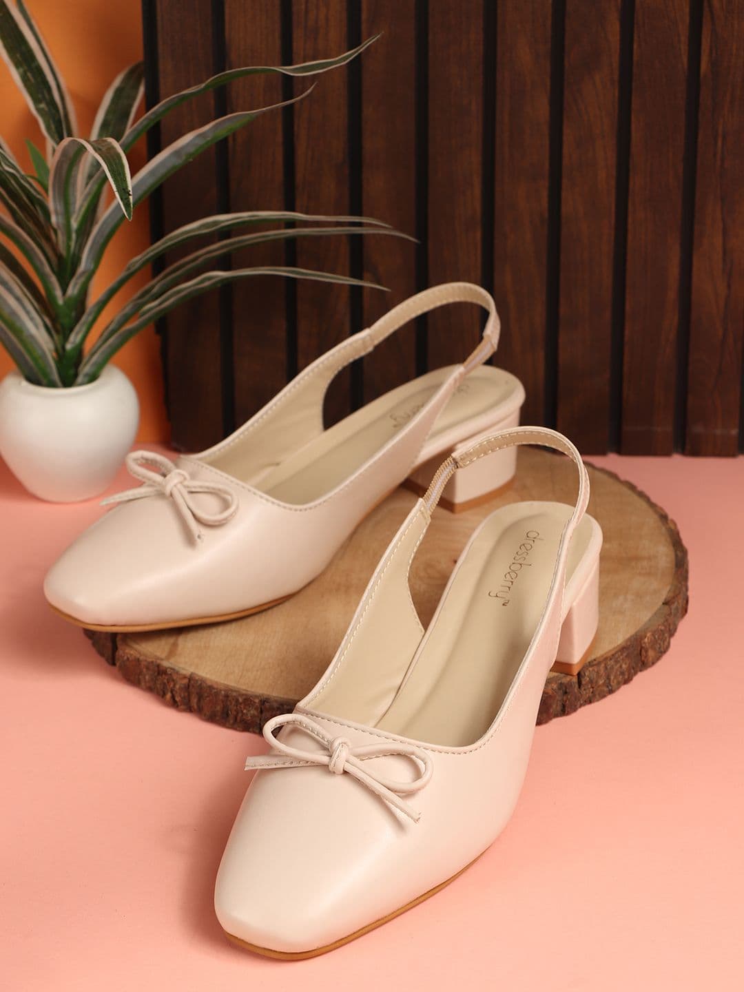DressBerry Women Block Heels with Bows - view 1