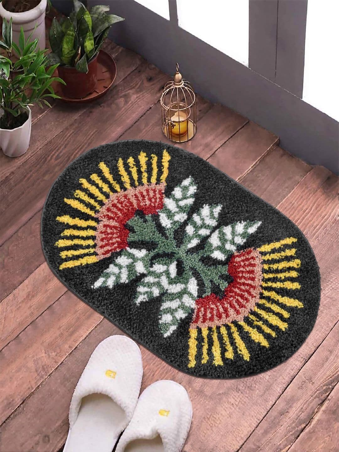 FABINALIV Grey Patterned Anti-Skid Doormat - view 1