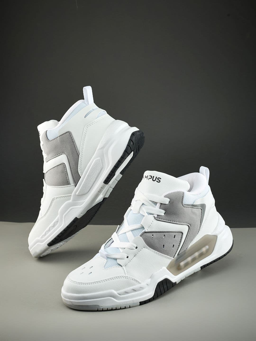 Campus OG-37 Men Colourblocked Mid-Top Sneakers - view 1