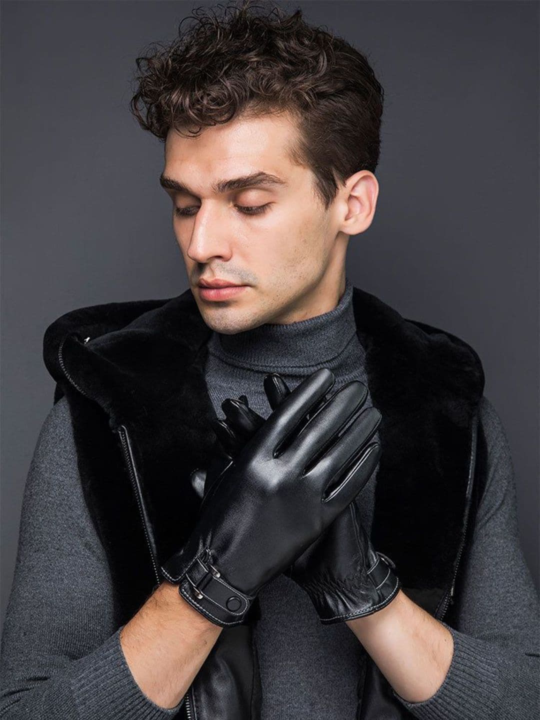 Alexvyan Men Winter Gloves - view 1