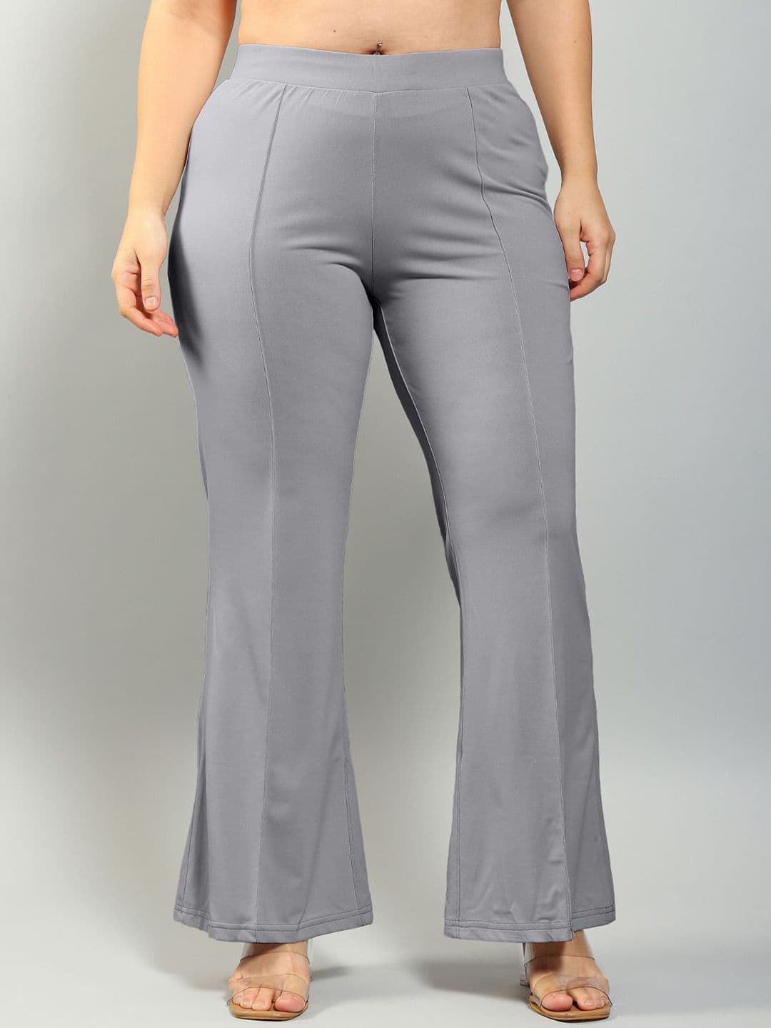 Plus Size Women Relaxed Wrinkle Free Trousers - view 1
