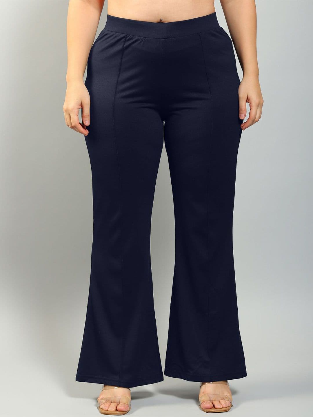 Plus Size Women Relaxed Wrinkle Free Trousers - view 1
