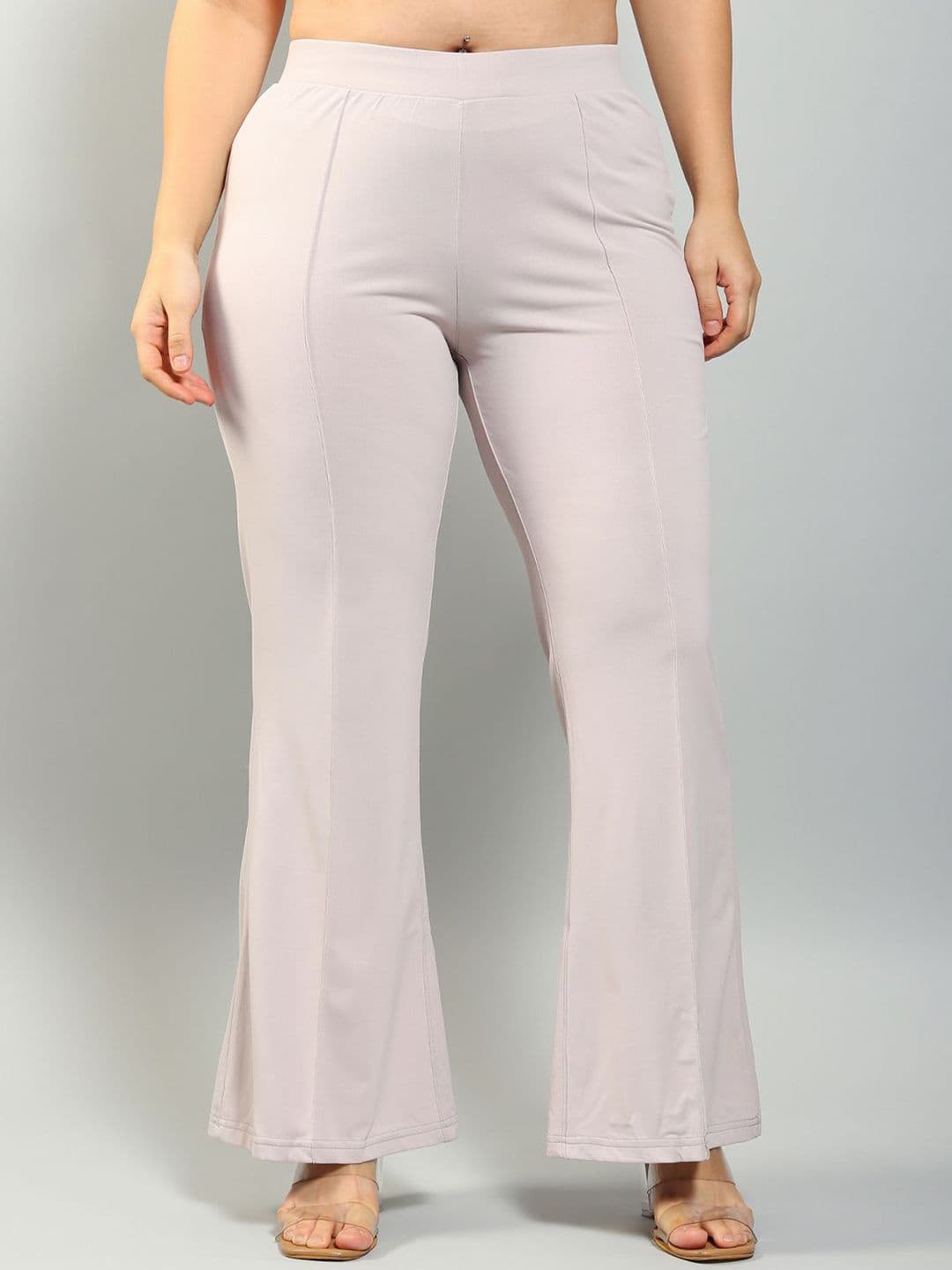 Plus Size Women Relaxed Wrinkle Free Trousers - view 1