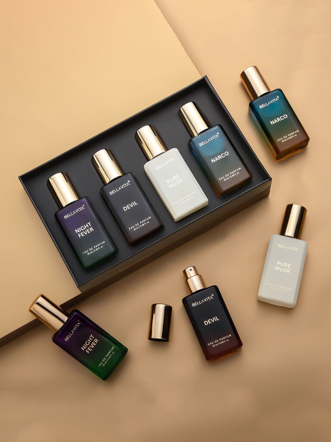 Bella Vita Organic 4Pcs Eau de Parfum Gift Set - 20ml Each - view 1