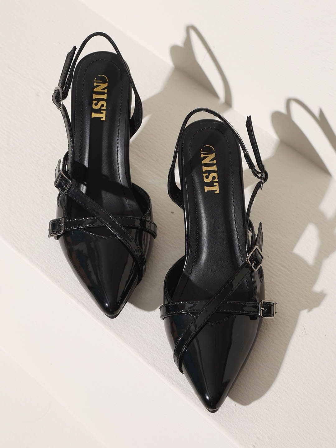 GNIST Stiletto Pumps with Bows - view 1